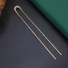 Grampo de Cabelo Reto de Ferro Chinês com Duas Pontas Grampo de Cabelo Retro em Forma de U Acessórios de Cabelo Corpo Principal DIY Adorno de Cabeça Estilo Antigo Acessórios Feitos à Mão