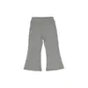 Pantalones casuales acampanados versátiles para niñas Nuomi Wanzi, estilo otoño de algodón puro, leggings de cintura alta ajustados con ligero elástico