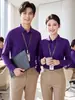 Camisa POLO de Manga Longa para Homens e Mulheres, Roupa para Ir ao Trabalho, Ambiente de Escritório Business Casual Versátil para o Dia a Dia Top com Gola