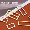 Hebilla Japonesa de Tres Velocidades Transfronteriza Hebilla Cuadrada de Aleación de Zinc 2.5cm Hebilla Ajustable Cinturón de Gama Alta Ropa Equipaje