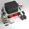 Conjunto de Nívelador Infravermelho Yagu com Tripé para Uso Externo, Alta Precisão, Nivelamento Totalmente Automático, Espessura Ajustável