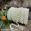 Cadena de Cuentas de Perlas para Bodas de 4-14 mm Cadena DIY Decoración de Escena de Boda Cortina de Perlas Atrezzo para Diseño de Escena
