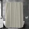 Cortina de ducha PEVA beige, engrosada e impermeable, cortina divisoria de baño, stock de fábrica, no requiere taladro, viene con ganchos, suministro transfronterizo