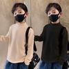 Camiseta Interior Térmica de Otoño e Invierno para Niños, Camiseta de Manga Larga con Cuello Semi-Alto, Nueva Camiseta Elegante y Atractiva para Niños Mayores