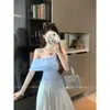 Top de alça única xadrez ombro a ombro para mulheres, estilo coreano de verão, top justo com design irregular