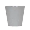 Venda por atacado direto do fabricante: Vasos de Flores de Plástico Pintados com Spray Cimento Falso Estilo Nórdico em Três Cores e Vários Tamanhos para Plantas Verdes de Mesa Interna