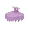 Escova de Shampoo para Massagem Formato de Cabaça Limpeza do Couro Cabeludo Pente de Banho Escova de Shampoo de Silicone Escova de Limpeza de Cabelo Doméstica Artefato