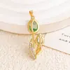 Pingente para Mulheres Tulipa Transfronteiriça Flor de Zircônia Pingente Design de Nicho Ins Versátil Acessórios de Venda Quente de Alta Qualidade