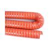 Conducto de aire de silicona vulcanizada de alta temperatura engrosado rojo resistente a altas temperaturas manguera de escape de humo para ventilación de máquina soplado de película de secado tubo de silicona
