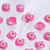 Nova Versão Mini Joias Urso de Frutas Silvestres Resina Rosa Vermelho Urso Doce Pote de Mel Acessórios para Joias