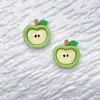 Fatias de Maçã Transparentes Grandes Exportação Transfronteiriça Acessórios de Resina Capa de Celular DIY Furo para Fivela de Sapato Acessórios de Cabelo Materiais Decorativos