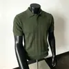 Camisa Polo de Manga Corta Estilo Old Money Italiano para Hombre Verano Nuevo Tejido Ligero de Alta Calidad Camiseta