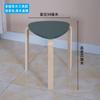 Diseño de Taburete Apilable para Uso Doméstico, Sillas de Mesa de Comedor de Madera Maciza, Taburetes Apilables de Madera Maciza al por Mayor