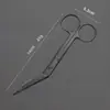 Tesoura de Gaze Toda em Aço, Tesoura para Gesso, Tesouras Pequenas Domésticas, Tesoura Cirúrgica para Gaze de Ensino, Tesoura para Remover Suturas, Tesouras de Beleza
