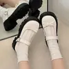 Zapatos de Moda Japoneses Versátiles de Punta Redonda, Estilo Nuevo Primavera y Otoño 2026, con una Correa, para Combinar con Faldas, Zapatos Mary Jane Estilo Británico para Mujer