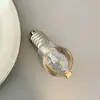 Pasador de Bombilla de Luz Brillante para Mujer, Accesorios Creativos Personalizados para Fotos, Pinza de Pato, Flequillo Lateral, Pinza para Cabello Roto, Tocado