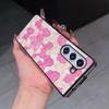 Oso de viento dorado japonés y coreano para funda de teléfono móvil Samsung ZFold6/5/4 Huawei mate x3/magiv2s flip