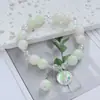 Pulsera de Cristal de Sirena Estilo Bosque Dulce Hada Súper Diseño Nicho Ins Femenino Versátil Estudiante Mejor Amiga Pulsera DIY