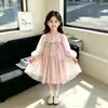 Vestido para Menina Estiloso 2026 Outono Novidades Estilo Primavera para Bebê Versão Coreana Vestido de Princesa Roupa Infantil Roupas de Outono Vestido