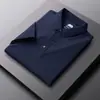 Camiseta de Verano para Hombre de Manga Corta Casual Nuevo Estilo Joven y de Mediana Edad a la Moda Camiseta de Hombre con Cuello Polo de Media Manga