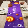Camino de Mesa Nuevo Más Vendido en Amazon Transfronterizo, Mantel de Halloween de Gama Alta, Bandera Decorativa de Mesa para Día de Muertos, Hecho a Medida