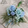 Jingxiang - Flor artificial manuscrita para decoración del hogar, diseño floral para bodas, arreglo de flores, decoración de pared, colgante transfronterizo CF01374