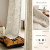 Cortinas florales de lino estilo rústico, de jazmín, transparentes, que dejan pasar la luz pero no a las personas, suministro directo desde fabricante transfronterizo de Amazon, se pueden enviar en nombre de los clientes.