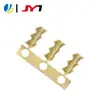 Clip de Alambre con Dientes de Latón Recubierto de Polímero, Terminal de Cobre para Cable Eléctrico de 0.1-6 mm Cuadrados, Terminal de Diente de Tiburón de Molde Horizontal de 2.5-10 mm de Longitud
