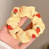 Faixa de cabelo de elástico infantil para menina, anel de cabelo elástico alto, acessórios de cabelo para meninas, não machuca o cabelo, corda de cabelo fofa, adorno de cabeça