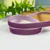 Cinta flocada de 1 cm cinta de terciopelo de 1 cm cinta de terciopelo de una cara accesorios para lazos de bricolaje cinta de terciopelo no elástica de 200 yardas