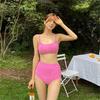 Fábrica de origem Nova alça de tecido de toalha maiô dividido retrô feminino de férias sexy hot girl biquíni para seios pequenos
