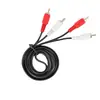 Cable AV Plano de Cuatro Cabezas RCA de 1.4m Cable de Audio Cable para Mezcladora Cable Lotus Cable de Alimentación Tarjeta de Sonido Retardante de Llama y Duradero