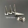 25 cabezas aleación punk pincho DIY remache accesorios material diy Clavo metálico rock Liu Ding