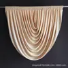 Telón de Boda de Moda con Decoración de Velos de Seda de Leche, Cabeza de Velos Semicircular, Arreglo de Escenario de Boda Estilo Coreano de Hada