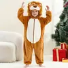 Nuevo Mono de Franela de Mengqili, Pijama de una Pieza para Niños Grandes, Pijama Animal de Franela Transfronterizo, Disfraces de Rendimiento