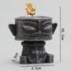 Fogão Boshan Retrô, Queimador de Incenso de Ponta de Dedo Dragão e Fênix, Queimador de Incenso Criativo Torre de Incenso, Queimador de Incenso Auspicioso, Ornamentos Zen para Casa