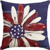 Funda de almohada transfronteriza con temática del Día de la Independencia, nueva y atractiva, serie Truck Star, funda decorativa para sofá de sala de estar.