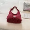 Bolsa Transversal Estilo Coreano Simples de Estrela Nova Outono 2026 Bolsa de Ombro Grande Capacidade Listrada Estilosa Casual
