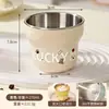 Taza Mini Portátil de Acero Inoxidable 304, Taza de Café de Dibujos Animados Linda de la Suerte, Taza para Beber Doméstica
