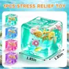 Producto nuevo transfronterizo isla de cubitos de hielo oceánico concha maltosa juguete de alivio del estrés de rebote lento