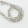 Venta al por mayor 10/12MM cuentas esféricas 32 caras pulsera accesorios de joyería coloridos color de alta temperatura cuentas de cristal multicorte