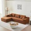 Sofá de Sala de Estar Simple Compresión al Vacío Sofá de Compresión de Tela para Sala de Estar para Apartamento Pequeño Removible y Lavable Bloque de Tofu Sofá de Compresión de Tela para Sala de Estar