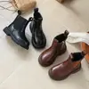Ins estilo británico niños Dr. Botas Martens 2026 Primavera/Otoño Nuevo Estilo Versión Coreana para Niñas Botines de Suela Gruesa Versátiles