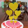 Amor Estrela de Cinco Pontas Conjunto de 7 Peças Bandeira Sobremesa Bolo Cartão Bandeira de Confeitaria Plug-in Bolo de Aniversário Decoração de Festa
