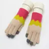 Guantes Cálidos Estilo Coreano para Invierno, Engrosados para Ciclismo, Separados por Dedos, a Prueba de Frío, Felpa de Cristal de Terciopelo para Pantalla Táctil, Lindos para Mujer Estilo Nuevo