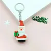 Chaveiro Pingente de Desenho Animado de Natal Transfronteiriço Papai Noel Boneco de Neve Enfeite de Árvore de Natal Festa de Natal Presente Promocional
