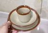 El Fabricante Suministra Juegos Duraderos de Melamina de Cuatro Piezas de Porcelana de Imitación para Mesa de Hot Pot para Hoteles