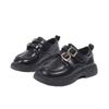 Zapatos para Niñas Zapatos Pequeños de Cuero de Princesa para Niños 2025 Nuevo Primavera y Otoño Estilo Británico Mocasines Negros para Niñas Rendimiento