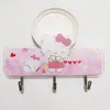 Gancho de Acrílico sin Rastro y sin Perforación con Tres Ganchos, Gancho de Pared de Carga Fuerte para Almacenamiento y Decoración, Gancho Creativo de Dibujos Animados