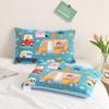 Nueva almohada de algodón con diseño de frijoles, almohada para la siesta de niños en jardín de infantes, almohada extraíble de algodón con dibujos animados para bebés, lavable a máquina, al por mayor